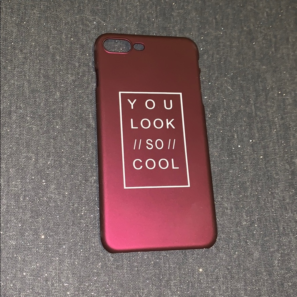 Maroon iPhone 7/8 Plus Case
